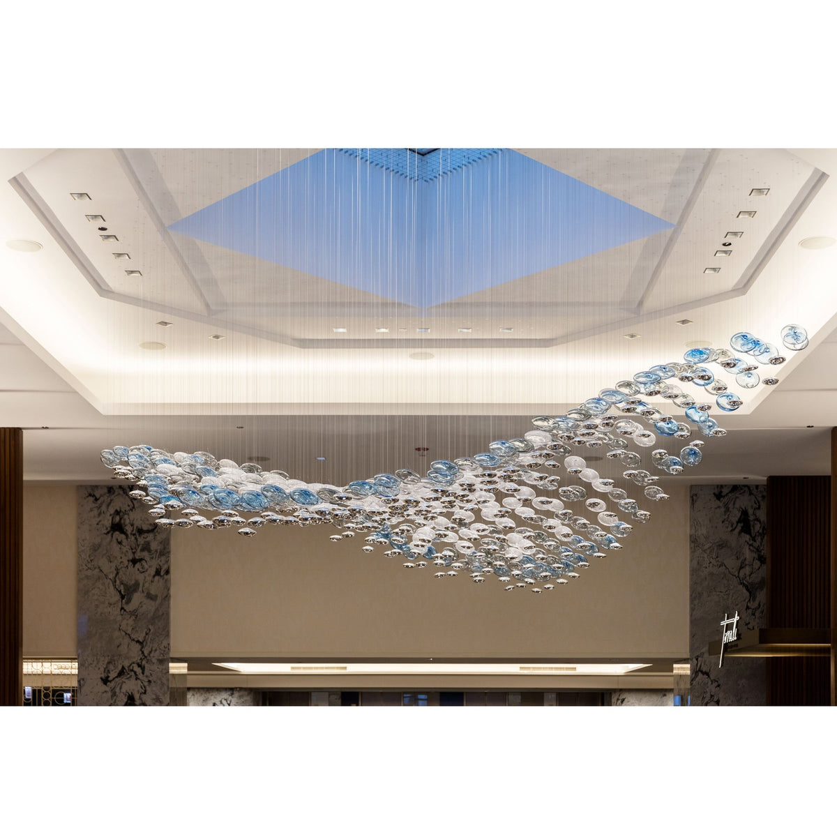 The Flying Surge Led Chandelier – Ambient Illumination in Luxury Interior Setting View 8