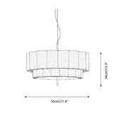 Folden Curated Iron & Glass Pendant Light – illuminated warm ambiance setting