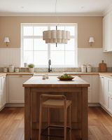 Iron & Glass craftsmanship detail on Folden Curated Iron & Glass Pendant Light
