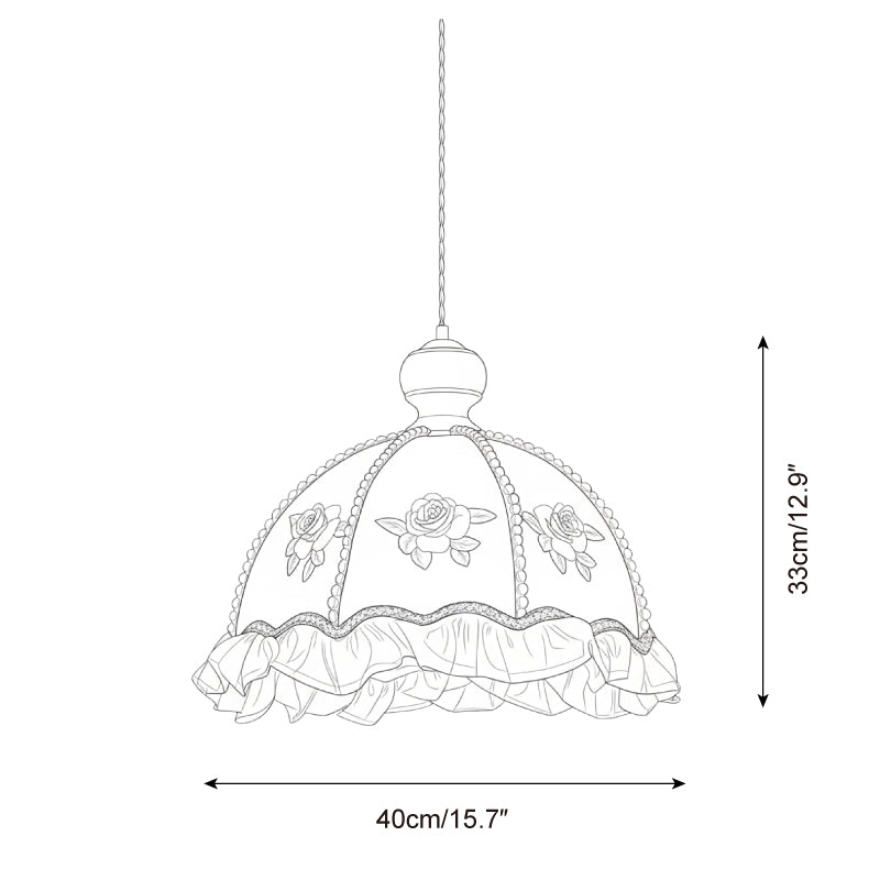 Frillia Curated Solid Hardwood Pendant Light – macro detail view