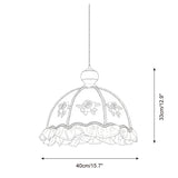 Frillia Curated Solid Hardwood Pendant Light – macro detail view