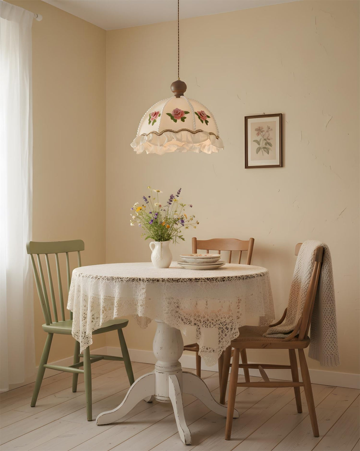 Frillia Curated Solid Hardwood Pendant Light – handcrafted surface texture