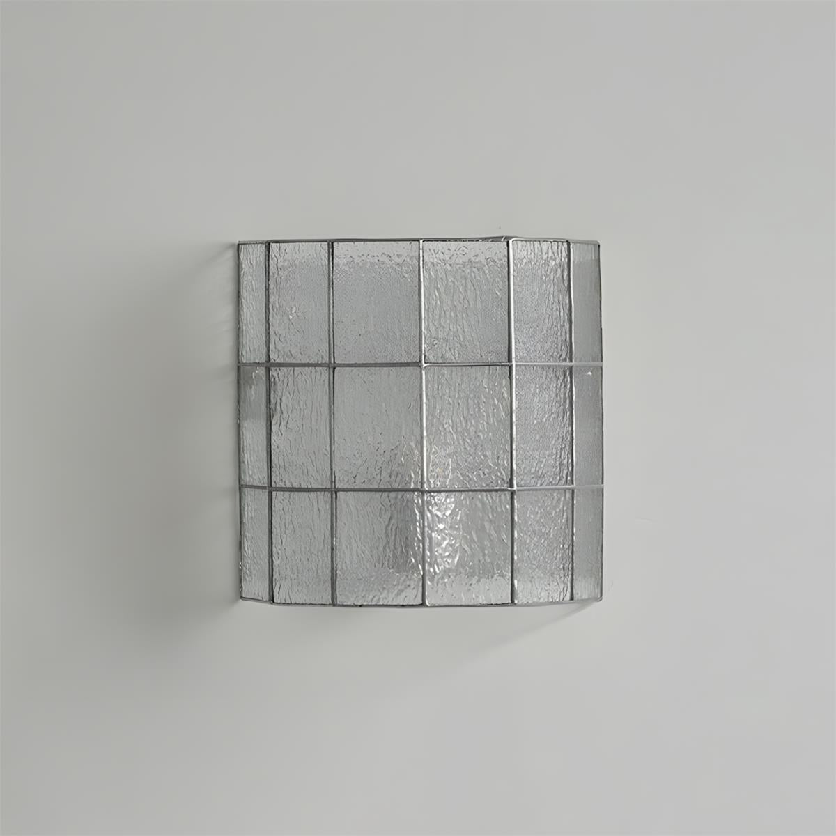Fun Guy 731 Curated Mouth-Blown Frosted Glass Wa – Model B W W 8.6 x H 8.6  Clear finish configuration