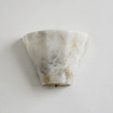 Fun Guy Alabaster Curated Alabaster Wall Sconce – W 17.5cm x H 14.5cm  W 6.8 x H 5.7 finish configuration