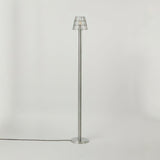 Fun Guy Curated Amber Art Glass Floor Lamp – W 16.5cm x H 143cm  W 6.5 x H 56.3 finish configuration #1 #2