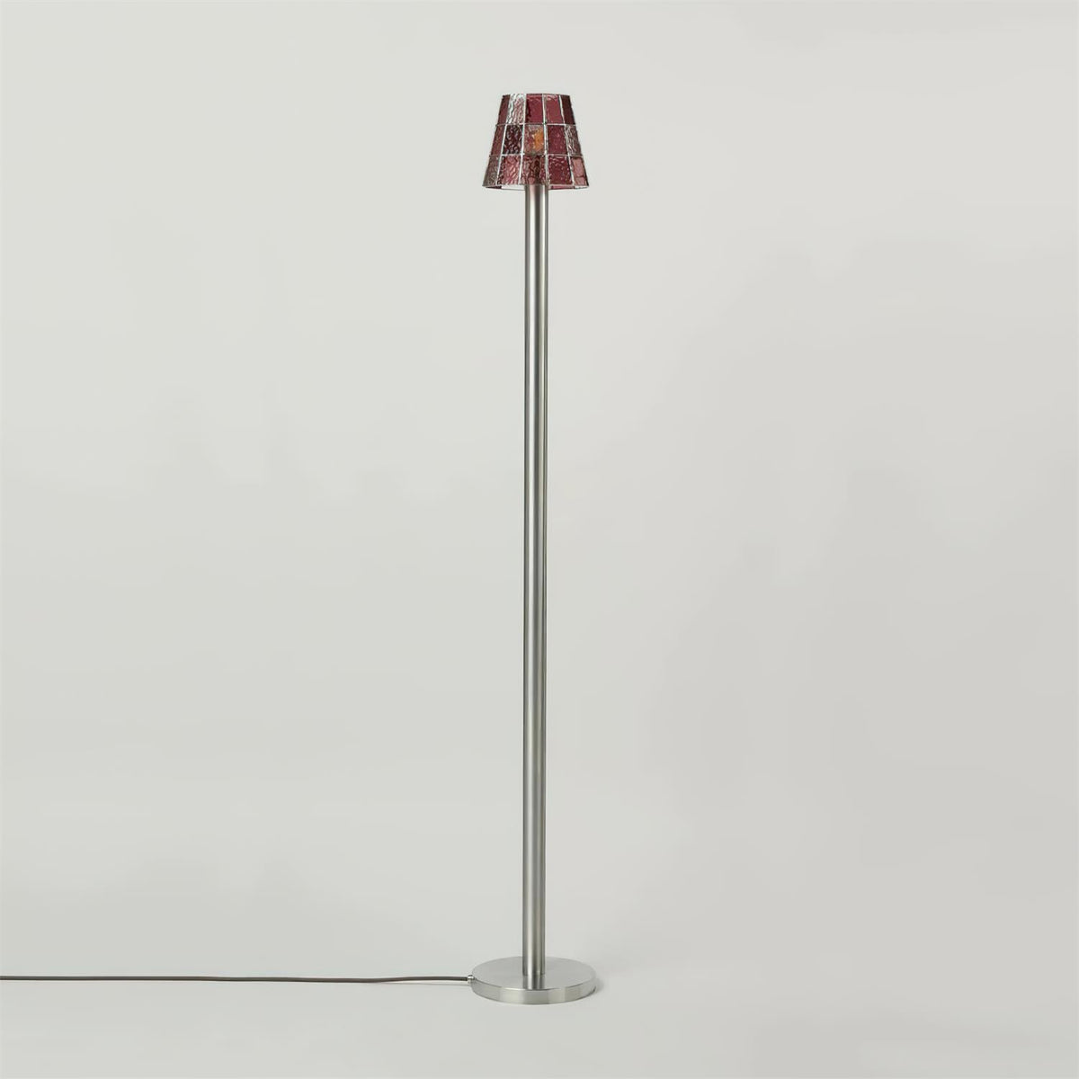Fun Guy Curated Amber Art Glass Floor Lamp – W 16.5cm x H 143cm  W 6.5 x H 56.3 finish configuration #1 #2 #3