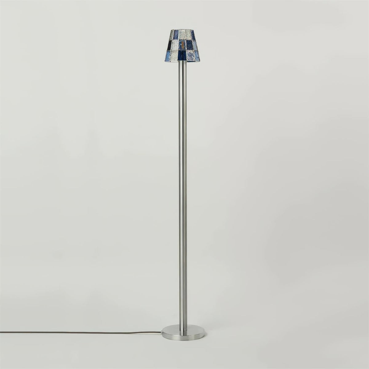 Fun Guy Curated Amber Art Glass Floor Lamp – W 16.5cm x H 143cm  W 6.5 x H 56.3 finish configuration #1 #2 #3 #4