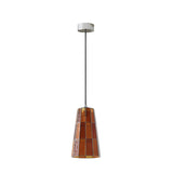 Fun Guy Curated Mouth-Blown Frosted Glass Pendan – Model B Dia 17cm x H 29cm  ∅ 6.7 x H 11. finish configuration #1