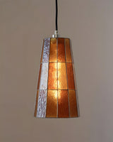 Mouth-Blown Frosted Glass craftsmanship detail on Fun Guy Curated Mouth-Blown Frosted Glass Pendan