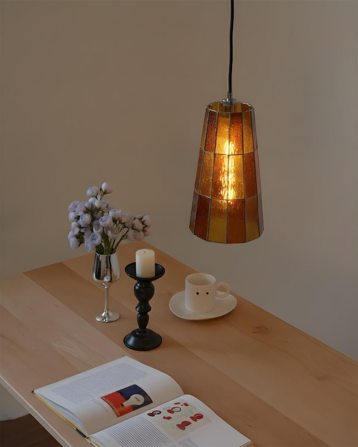 Fun Guy Curated Mouth-Blown Frosted Glass Pendan – architectural ceiling profile