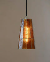 Fun Guy Curated Mouth-Blown Frosted Glass Pendan – handcrafted surface texture