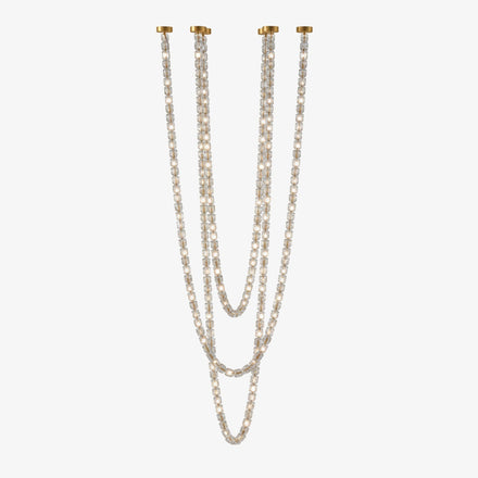Gabriel Cascade LED Curated K9 Bohemian Crystal