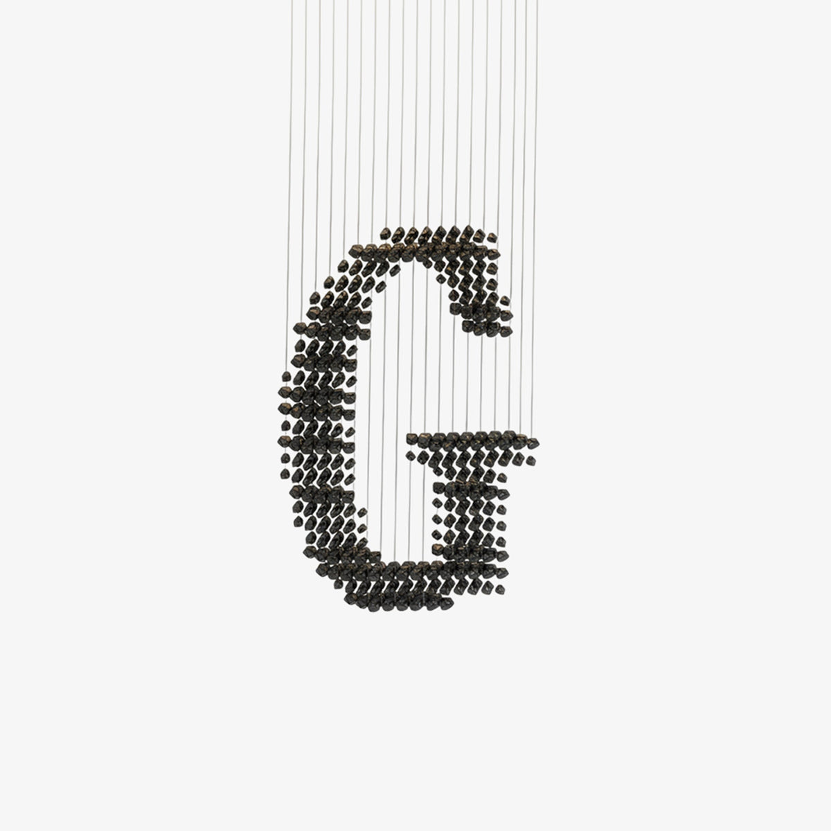 Charcoal Chandeliers G Curated Iron & Glass Chan – Iron & Glass Chandelier
