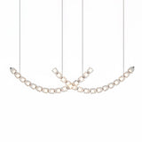The Gabriel Curved LED Curated K9 Bohemian Cryst – dimensional scale reference #1