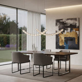 The Gabriel Curved LED Curated K9 Bohemian Cryst – handcrafted surface texture