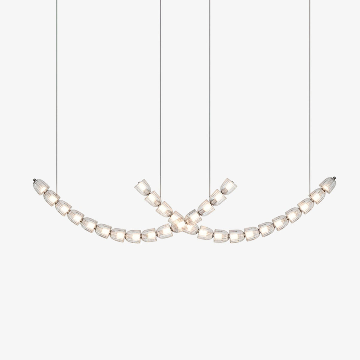 The Gabriel Curved LED Curated K9 Bohemian Cryst – K9 Bohemian Crystal Chandelier