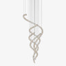 The Gabriel Spiral LED Curated K9 Bohemian Cryst