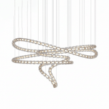 The Gabriel Spiral LED Curated K9 Bohemian Cryst – handcrafted surface texture #1
