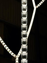K9 Bohemian Crystal craftsmanship detail on The Gabriel Twist LED Curated K9 Bohemian Crysta