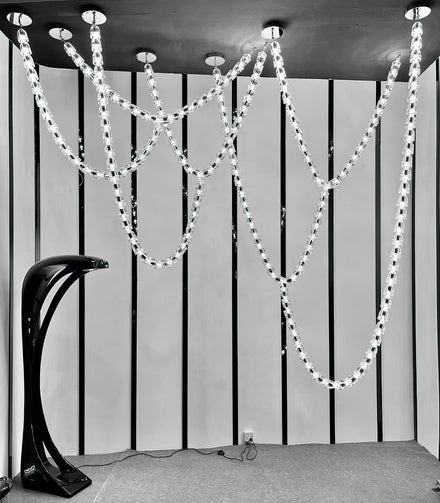 Gabriel Cascade LED Curated K9 Bohemian Crystal