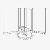 The Gabriel Twist LED Curated K9 Bohemian Crysta – illuminated warm ambiance setting
