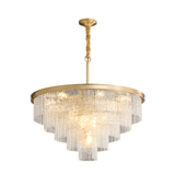 Gaia Round Curated Mouth-Blown Frosted Glass Cha – ∅ 31.5 x H 28.3 finish configuration