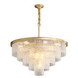 Gaia Round Curated Mouth-Blown Frosted Glass Cha – ∅ 39.4 x H 43.3 finish configuration
