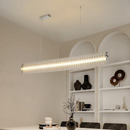 Gand Curated Optical Acrylic Chandelier