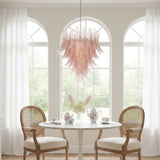 Rosalind Glass Chandelier – Handcrafted Material Texture and Detail View
