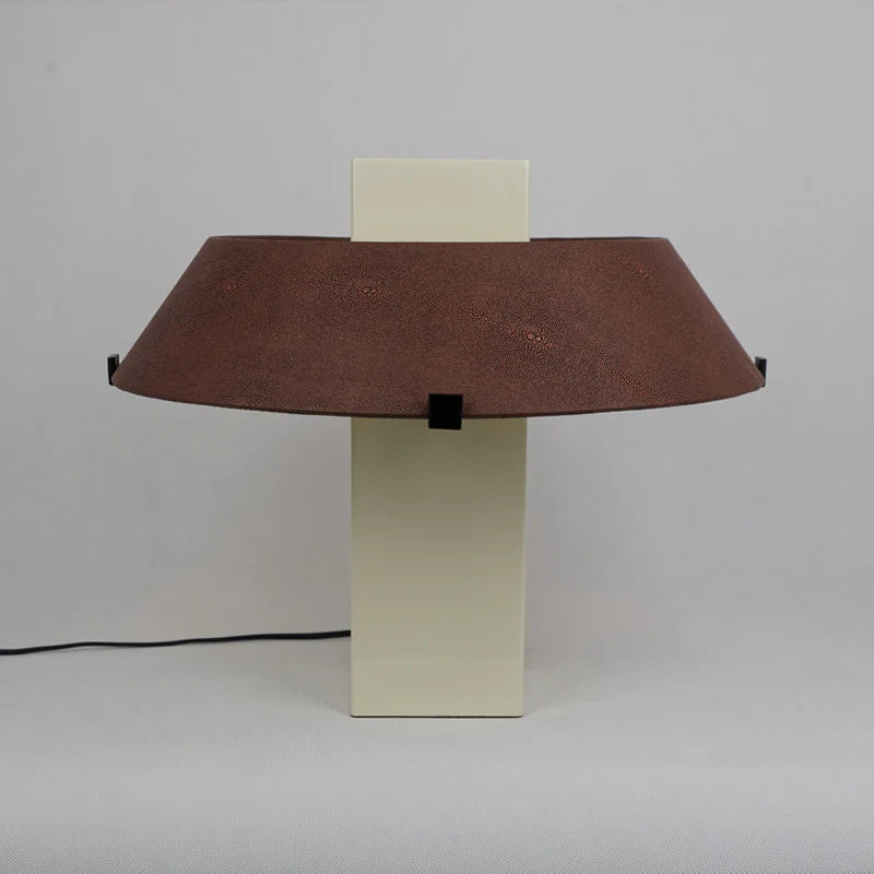 Geo Curated Finished Iron Table Lamp – Dia 45cm x H 38cm  ∅ 17.7 x H 15 finish configuration #1