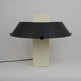 Geo Curated Finished Iron Table Lamp – Dia 45cm x H 38cm  ∅ 17.7 x H 15 finish configuration #1 #2 #3
