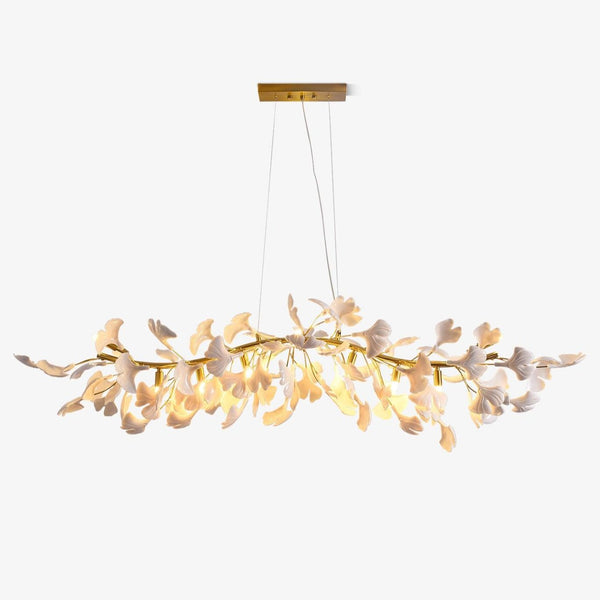 Gingko Curated Hand-Thrown Ceramic Chandelier