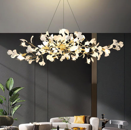 Modern Gingko Chandelier