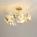 Gingko Rotating Flush Mount – Ambient Illumination in Luxury Interior Setting View 19
