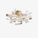 Gingko Rotating Flush Mount – Handcrafted Architectural Luxury Lighting Fixture