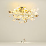 Gingko Rotating Flush Mount – Ambient Illumination in Luxury Interior Setting View 11
