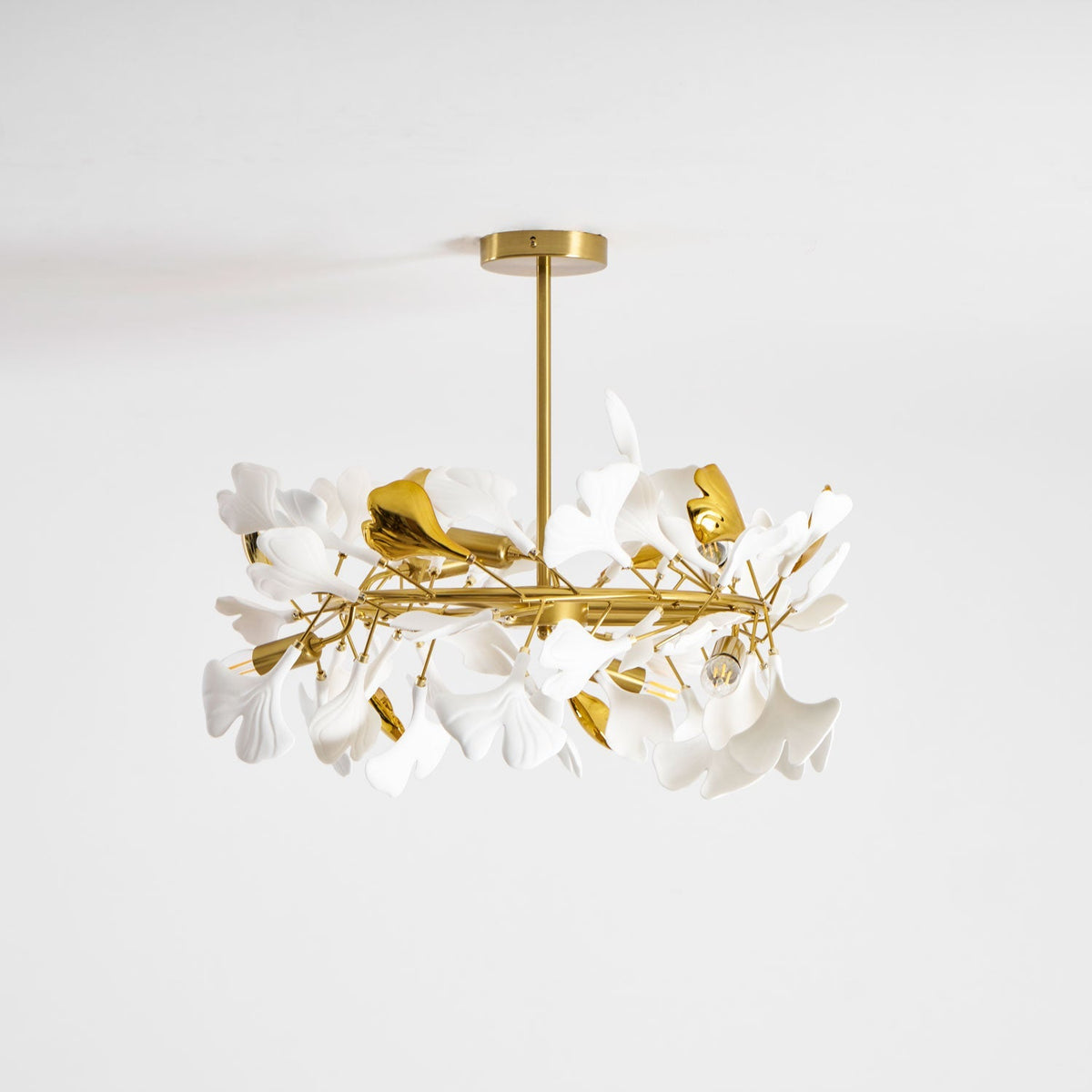 Gingko Rotating Flush Mount – Ambient Illumination in Luxury Interior Setting View 16