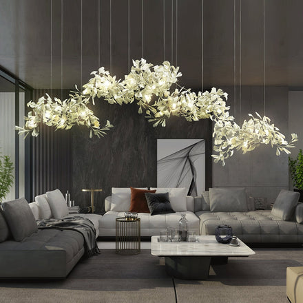 Modern Gingko Chandelier
