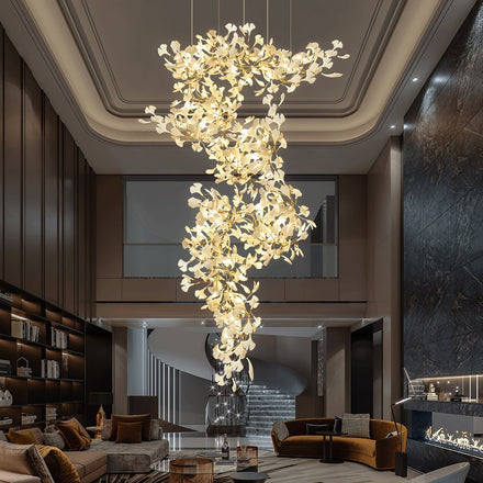Modern Gingko Chandelier