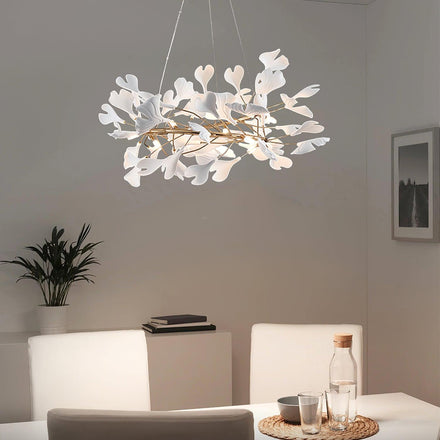 Modern Gingko Chandelier