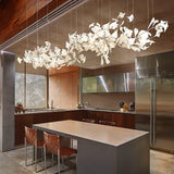 Gingko Curated Hand-Thrown Ceramic Chandelier – dimensional scale reference
