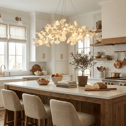 Modern Gingko Chandelier