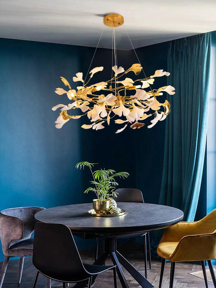 Gingko Ring Chandelier – Ambient Illumination in Luxury Interior Setting View 13