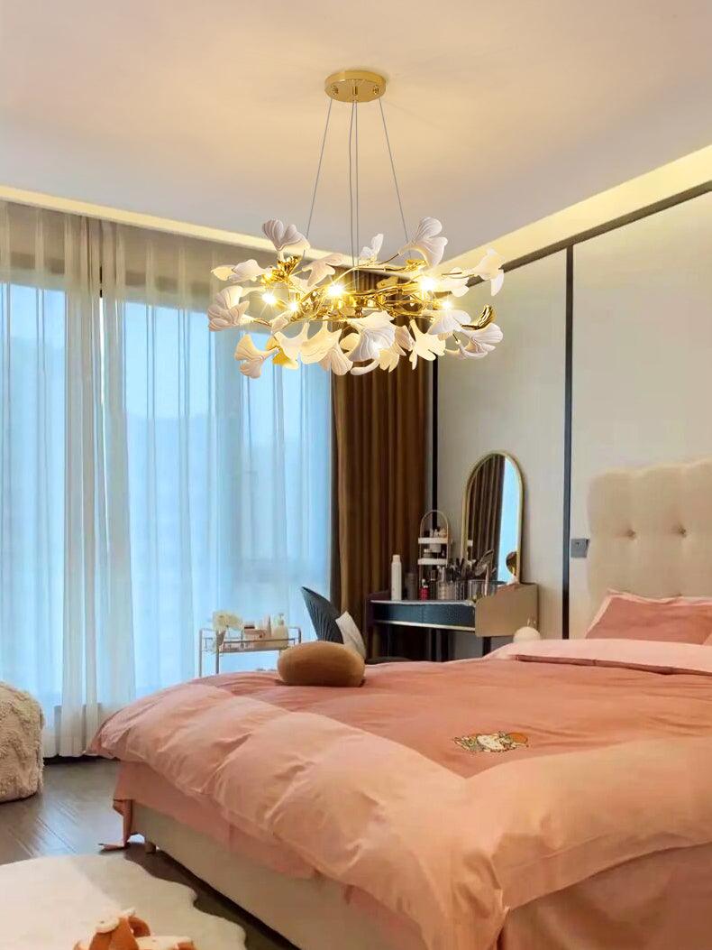 Gingko Ring Chandelier – Ambient Illumination in Luxury Interior Setting View 14