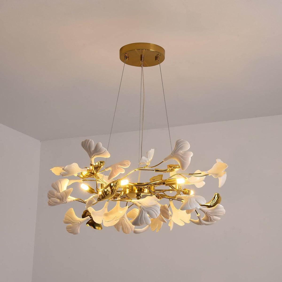 Gingko Ring Chandelier – Ambient Illumination in Luxury Interior Setting View 15
