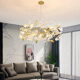 Gingko Ring Chandelier – Ambient Illumination in Luxury Interior Setting View 7