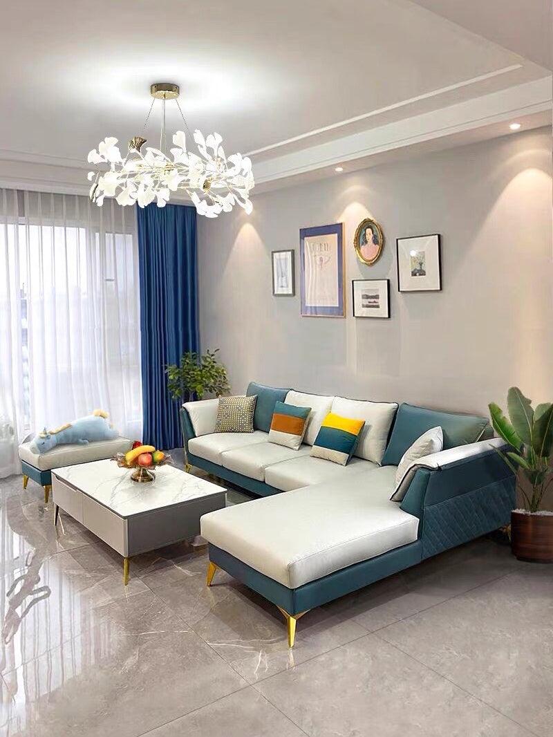Gingko Ring Chandelier – Ambient Illumination in Luxury Interior Setting View 8