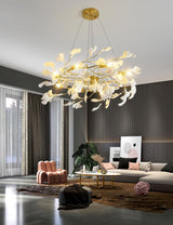 Gingko Ring Chandelier – Ambient Illumination in Luxury Interior Setting View 11