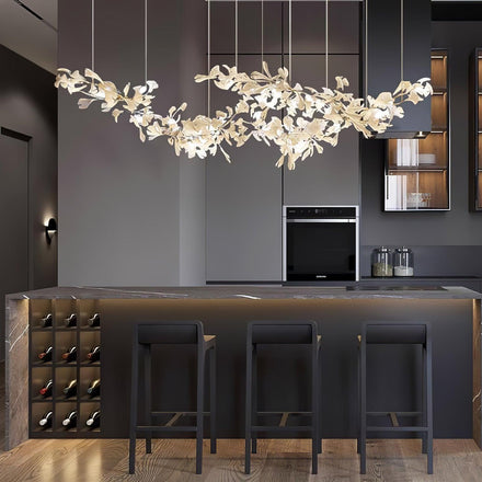 Double Layer Combination Gingko Curated Hand-Thr