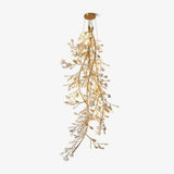 Gingko Long Branch Curated Solid Brass Chandelie – Solid Brass Chandelier